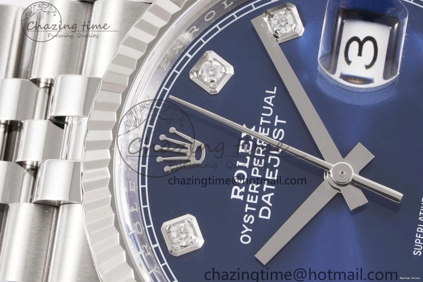 1218 DateJust 36 126234 Clean 1:1 Best Edition 904L Steel Blue Diamonds Dial on Jubilee Bracelet VR BestValue 1993